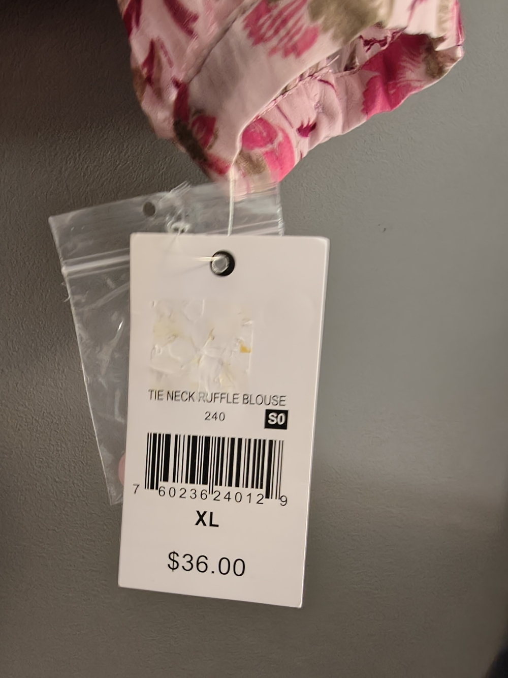 Ophelia Roe Ruffled Floral Long-Sleeve Blouse - Pink - Picture 4 of 4
